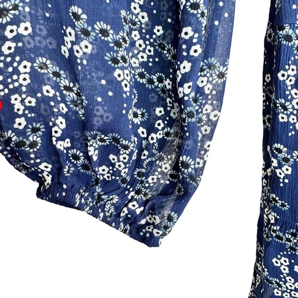 PAIGE Marjoram Dress Dark Ink Blue Multi Size Medium - Picture 4 of 4